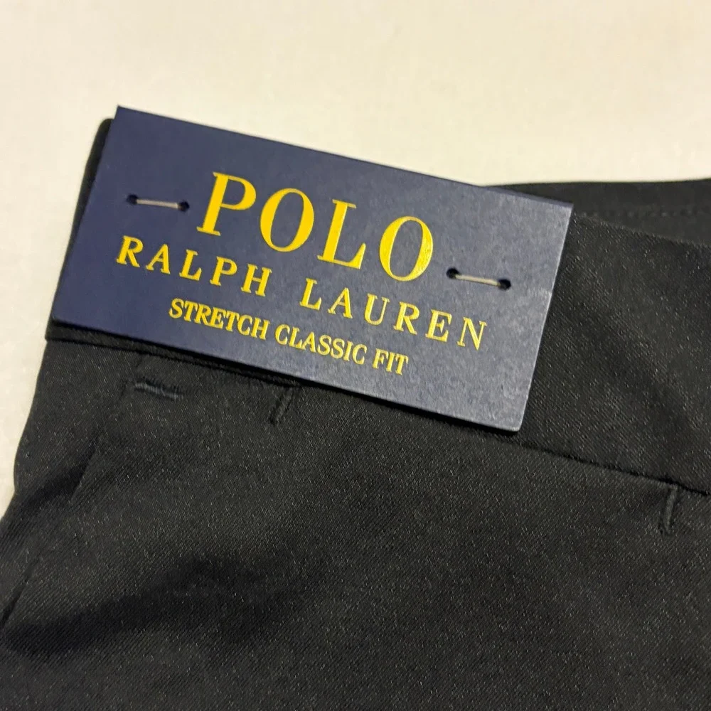 Polo Ralph Lauren Mens Performance Stretch Classic Fit Shorts Black 40 NWT